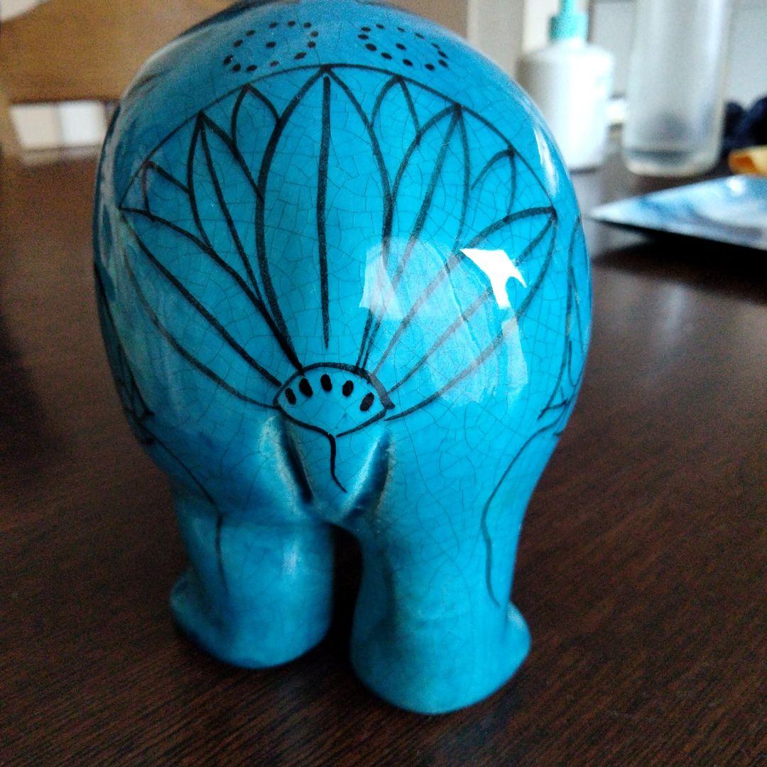 【kunego】青いカバ　メトロポリタン美術館　エジプト埋蔵レプリカ