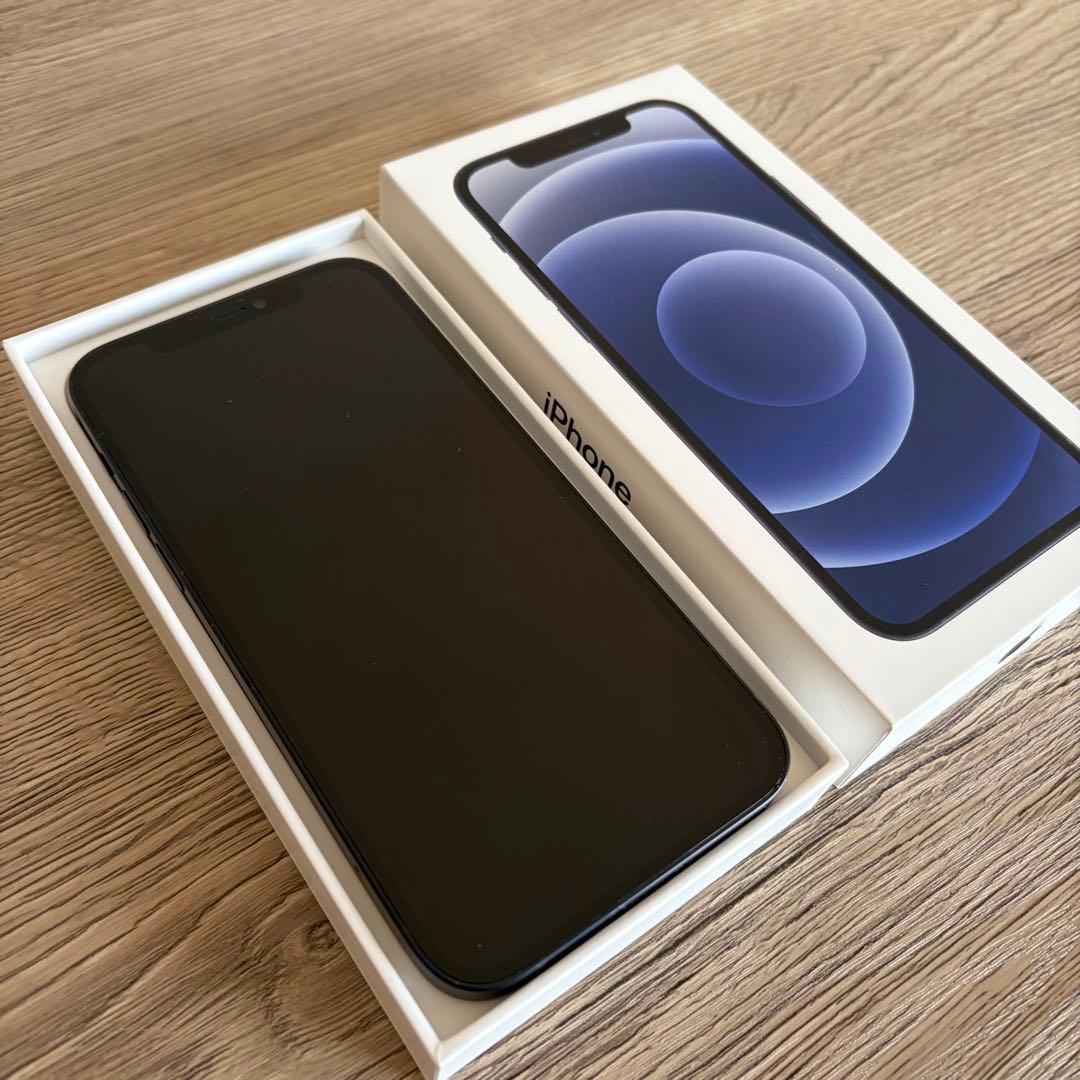 【美品】 iPhone12 本体 ブラック SIMフリー