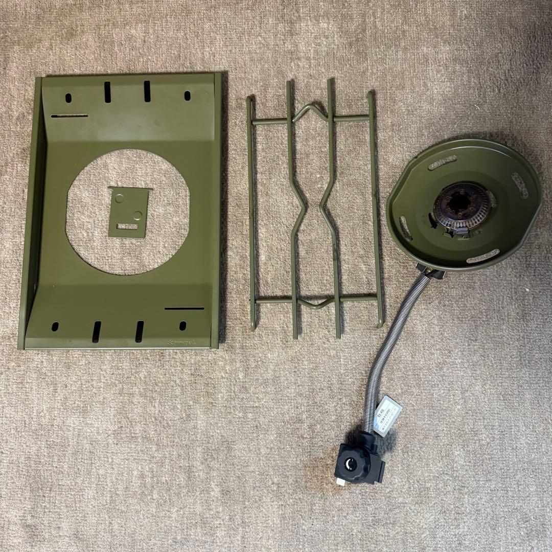 peak フラットバーナー　耐熱塗装　オリーブ