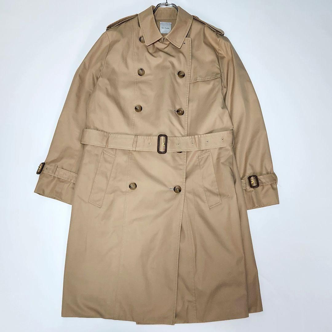 美品 大きいサイズ ポールスミス ライナー付きトレンチコート ベルト ベージュ