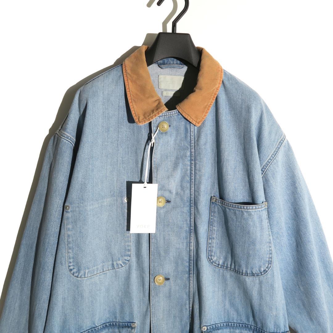 ジャケット・アウター YOKE Vintaged Denim Coverall Half Coat