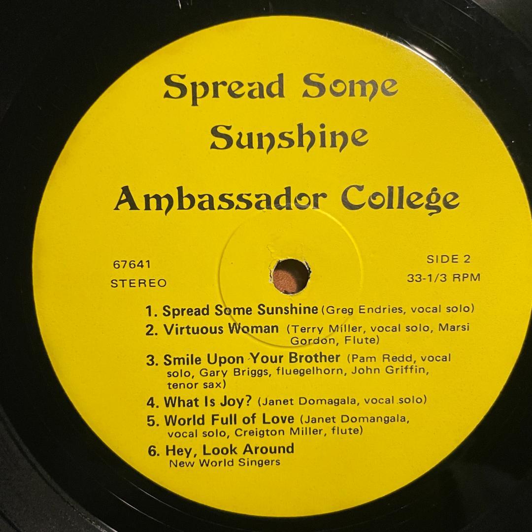 洋楽 The Ambassador Spread Some Sunshine