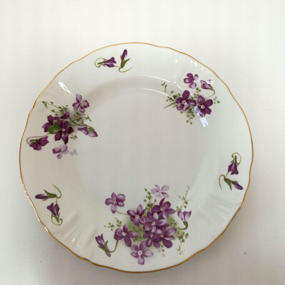 ハマースレイ　ヴァイオレット　ケーキ皿4枚セット