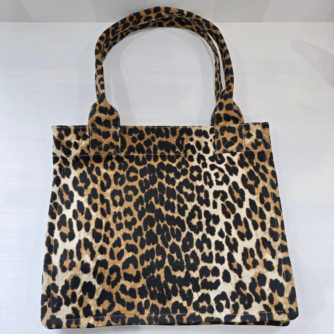 新品未使用　GANNI ヒョウ柄 タグ付きトートバッグ
