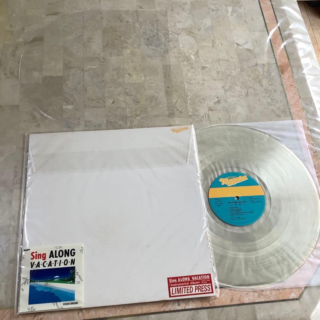 激レア! レコード新品! 大滝詠一 ロンバケ透明レコード 初期ナンバー限定1万枚