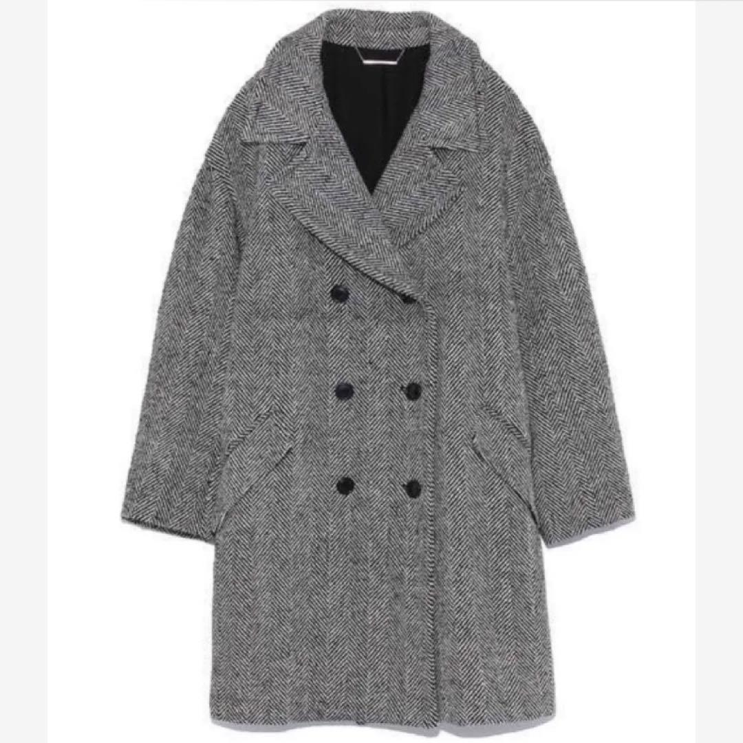 格安！お値下げ！美品！Mila owen ヘリンボーン コート
