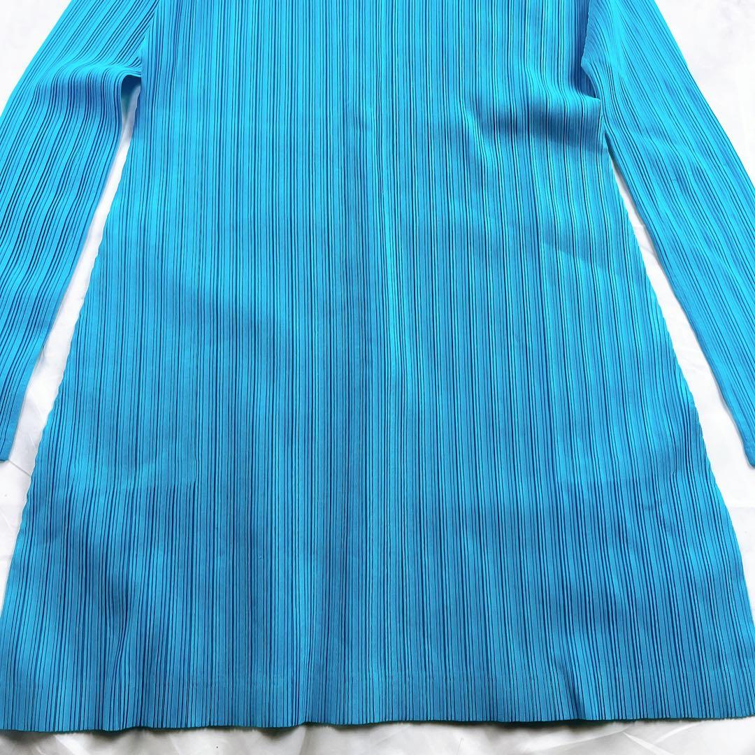 希少✨PLEATS PLEASE サイズ3 チュニック ロングカットソー 長袖