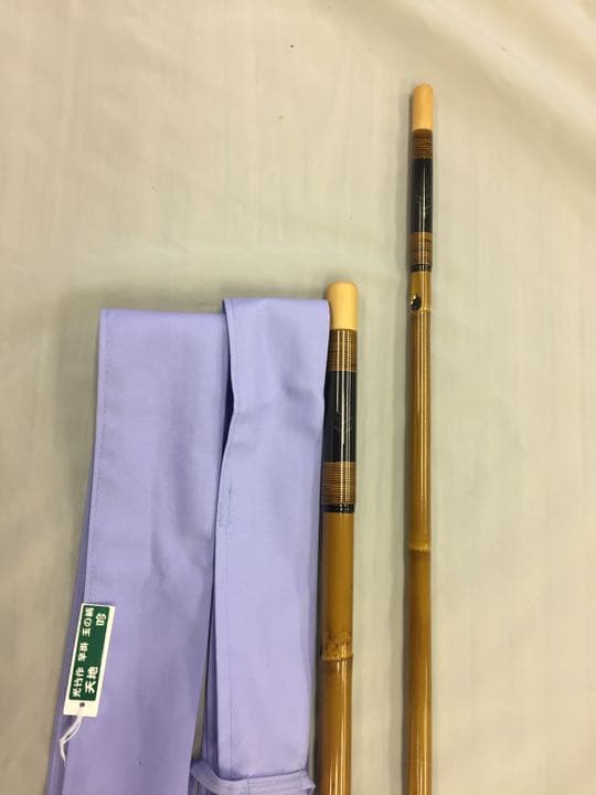 ヘラ　光竹作　竿掛・玉の柄セット　天地　吟