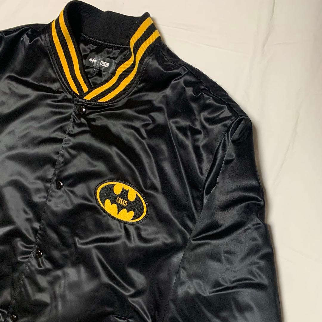 KITH x Batman Satin Bomber Jacket スタジャン
