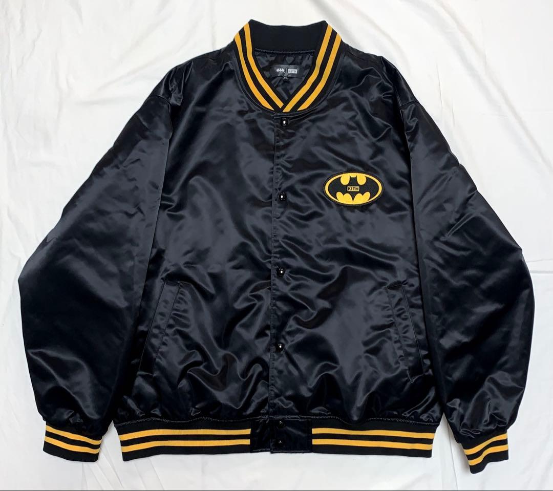 KITH x Batman Satin Bomber Jacket スタジャン
