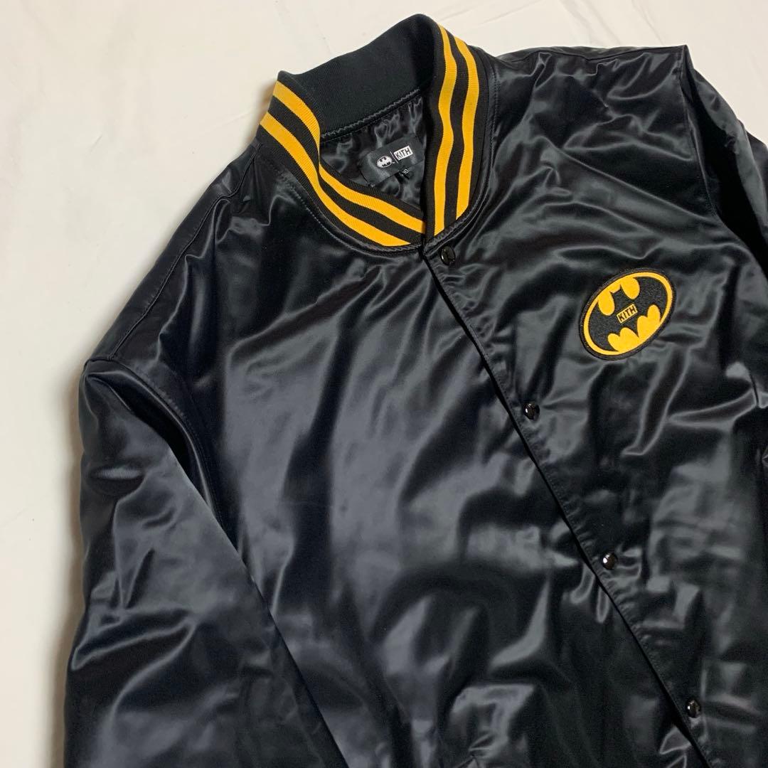 KITH x Batman Satin Bomber Jacket スタジャン