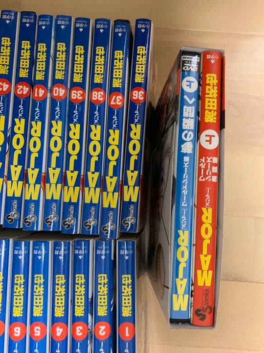 メジャー全巻セット 最終巻限定版、ワールドシリーズ激闘編　DVD有