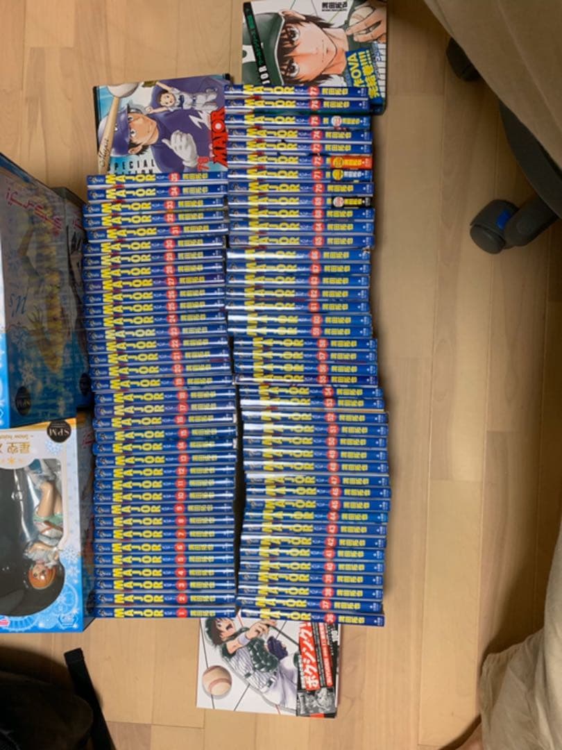 メジャー全巻セット 最終巻限定版、ワールドシリーズ激闘編　DVD有