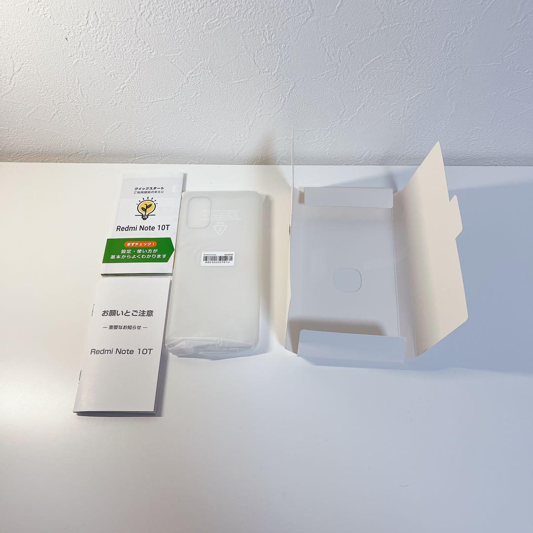 RedmiNote10T【新品未使用品】クリアケース付き
