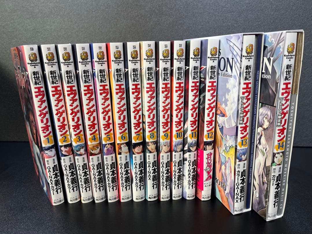 新世紀エヴァンゲリオン 全14巻 (13•14巻 プレミアム限定版付属品完備)