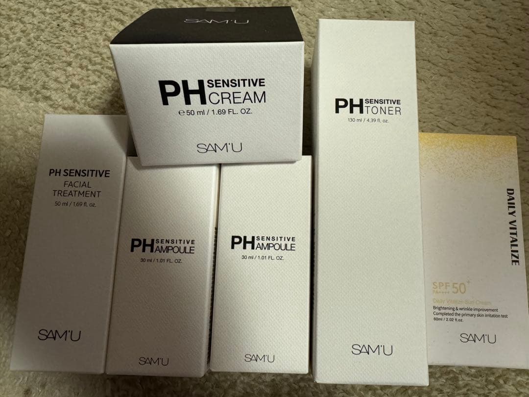 SAM'U PH SENSITIVE スキンケアセット