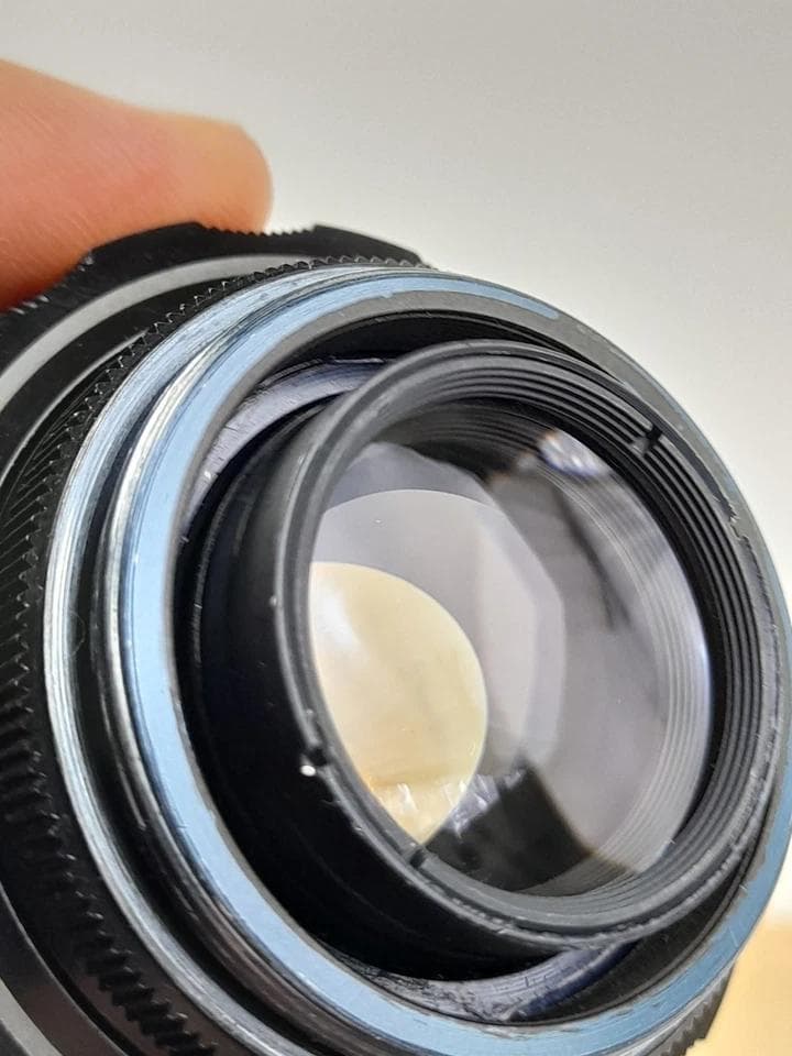 14【希少Helios 初期型ゼブラ　分解整備済みヘリオス44-2 ぐるぐるボケ