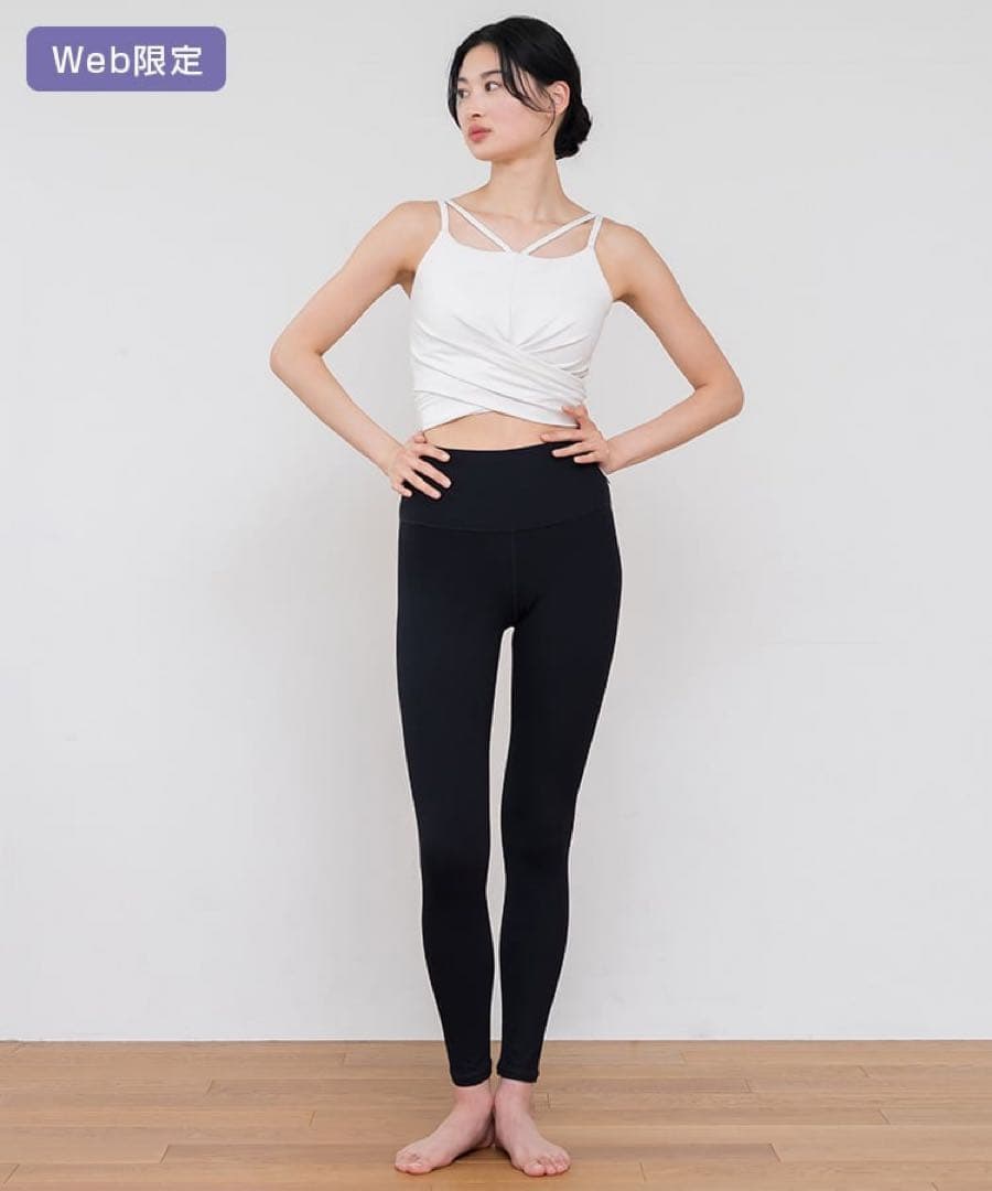 【SUKALA】ショートクロスキャミソール＆レギンスセットアップ Sサイズ