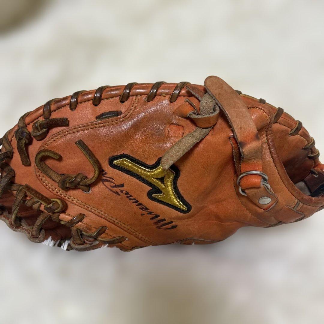 【良品】ミズノプロ キャッチャーミット 硬式　オレンジ　SDT-183