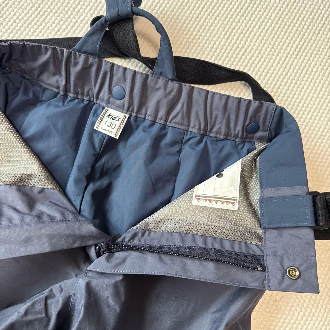 モンベルスノーウェア 上下パウダーステップ ジャケット アルパインパンツ 130