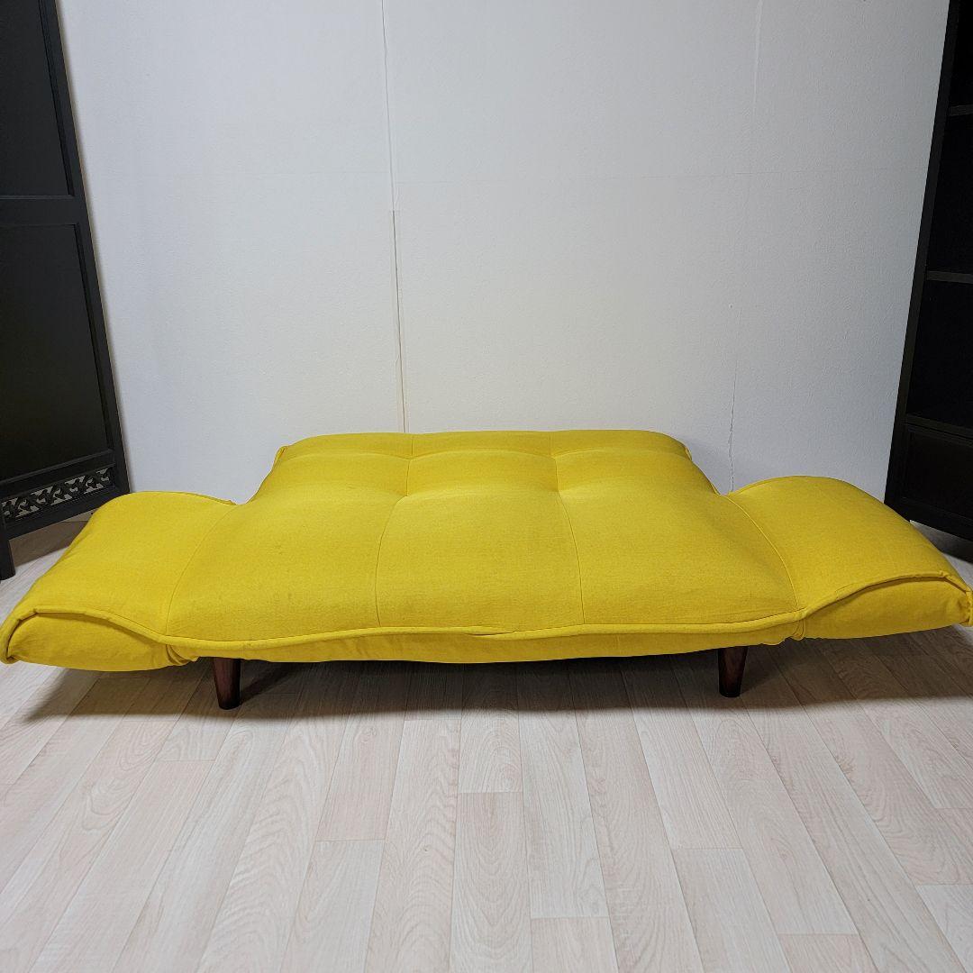 セルタン　カウチソファ 2人掛け「KAN」 ダリアンマスタード