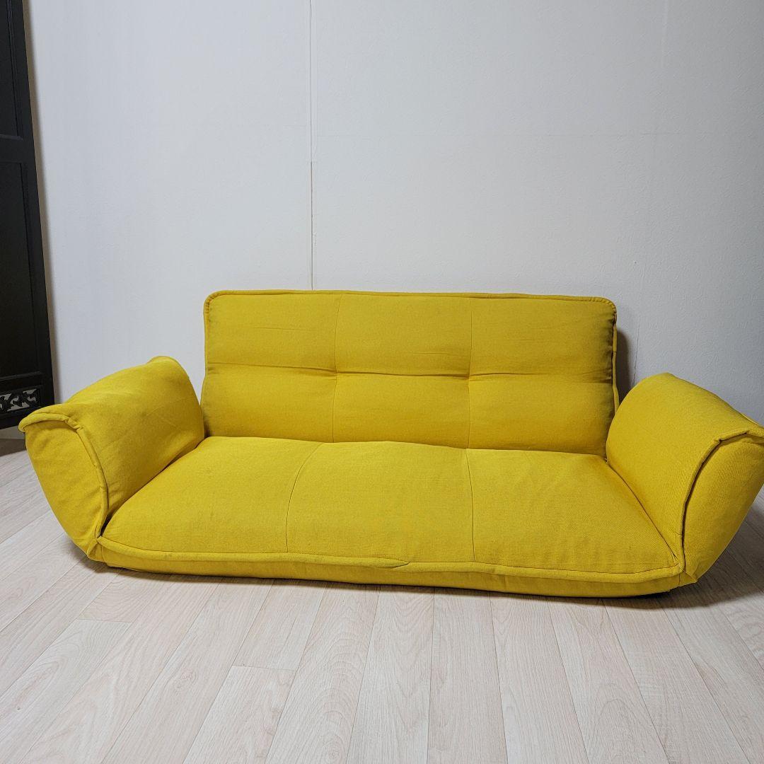 セルタン　カウチソファ 2人掛け「KAN」 ダリアンマスタード