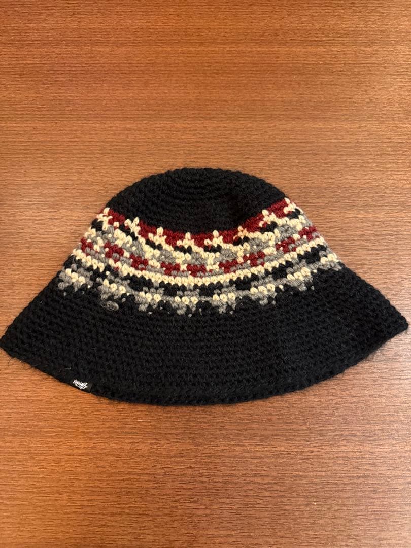 【購入者有】STUSSY FAIRISLE BUCKET HAT ニットハット