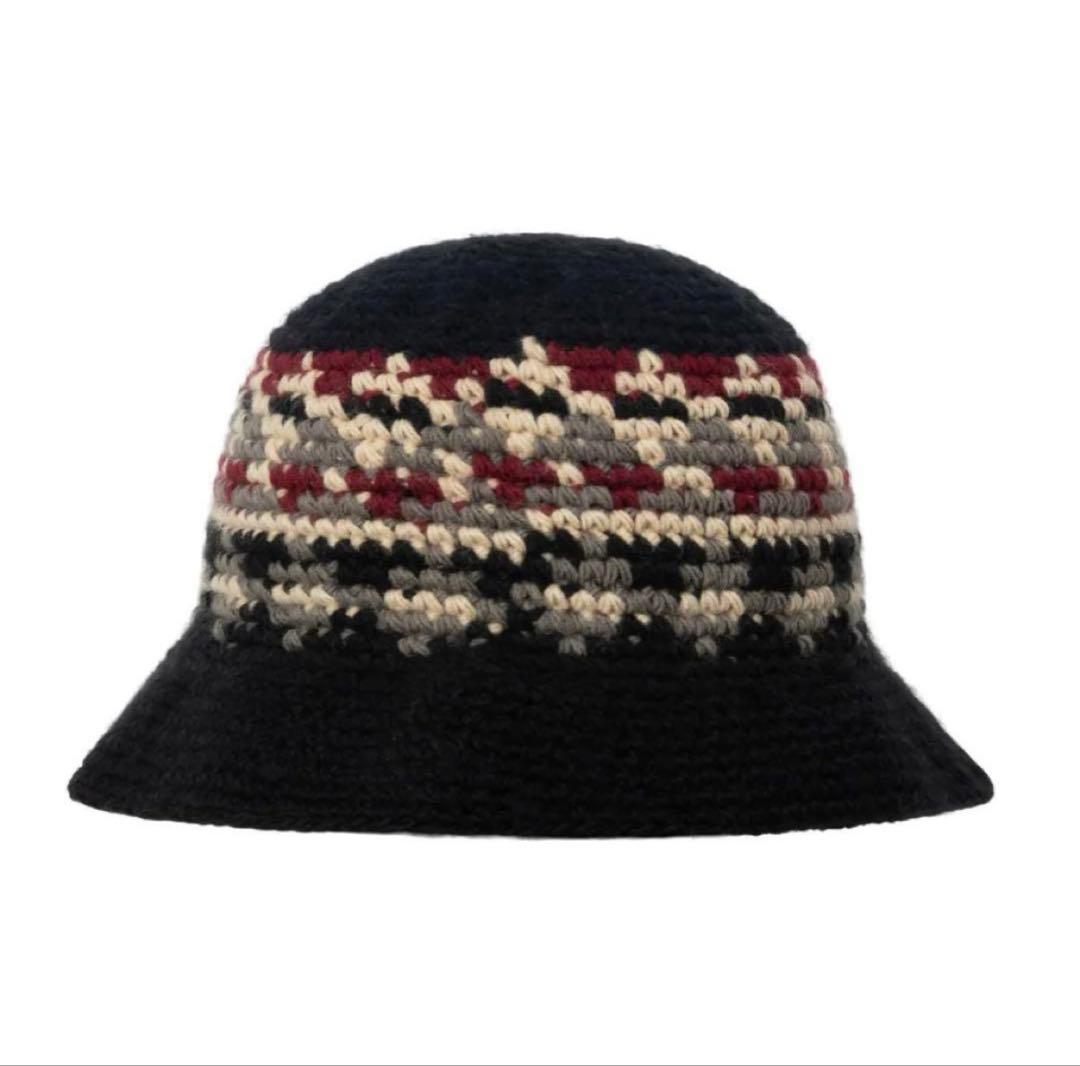 【購入者有】STUSSY FAIRISLE BUCKET HAT ニットハット