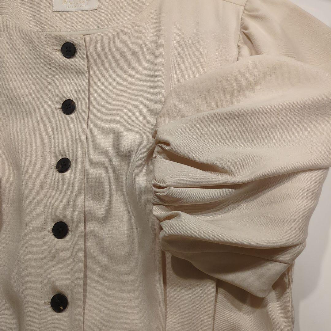 極美品 Ballsey セルロースツイル パフスリーブオールインワン 34