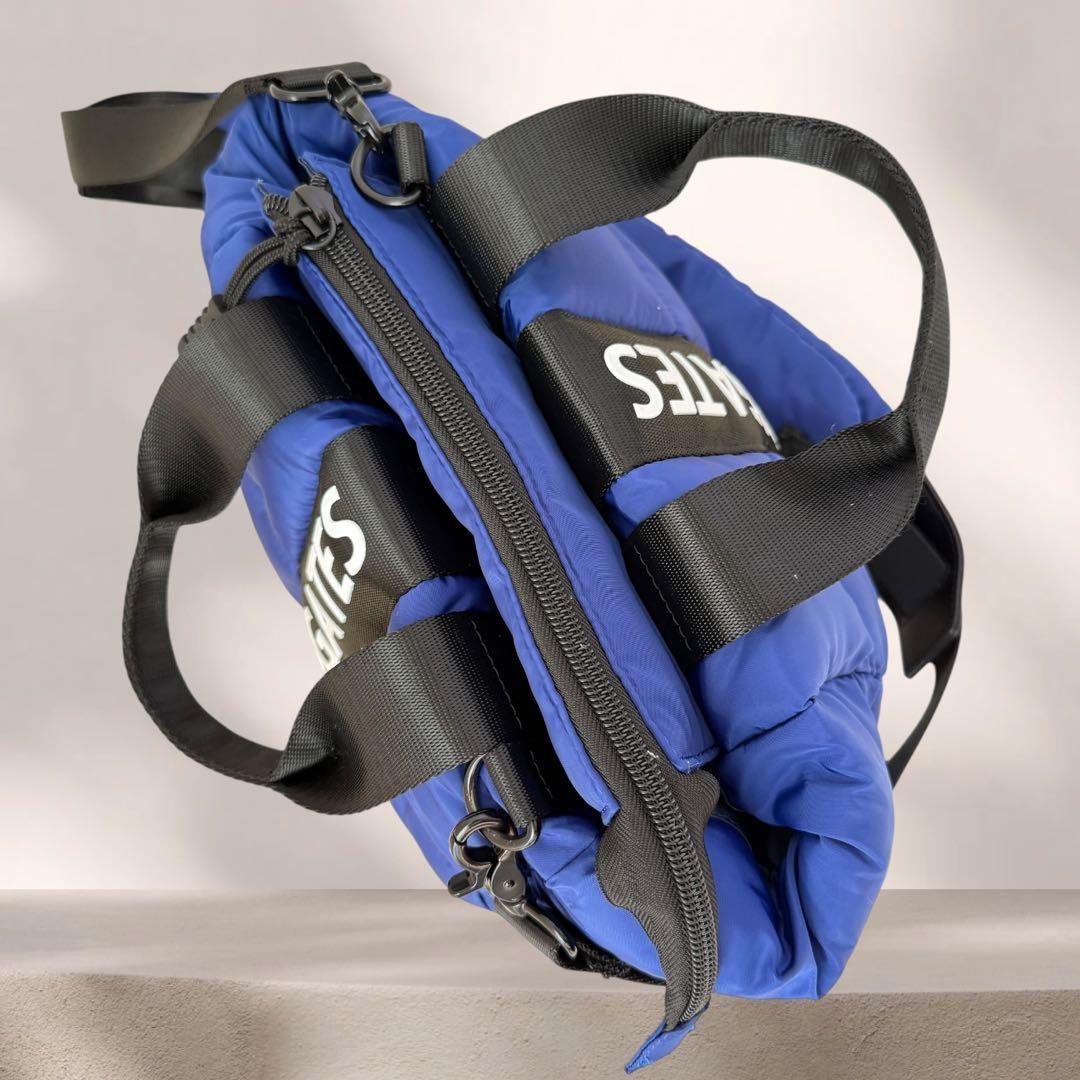 パーリーゲイツ　カートバッグ　ショルダー付 青　2way ロッカーバッグ　トート