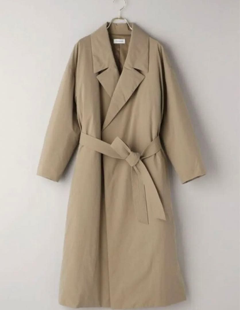 AresenseアーセンスTEXBRID中綿トレンチコートキャメルベージュカーキ