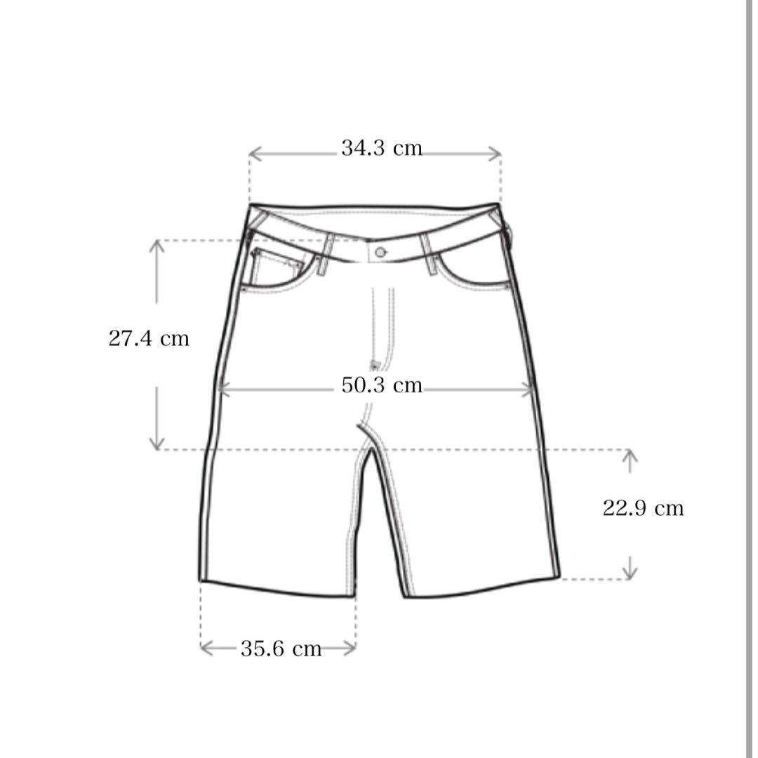 EVISU マルチポケット デニム ハーフパンツ 26 indigo