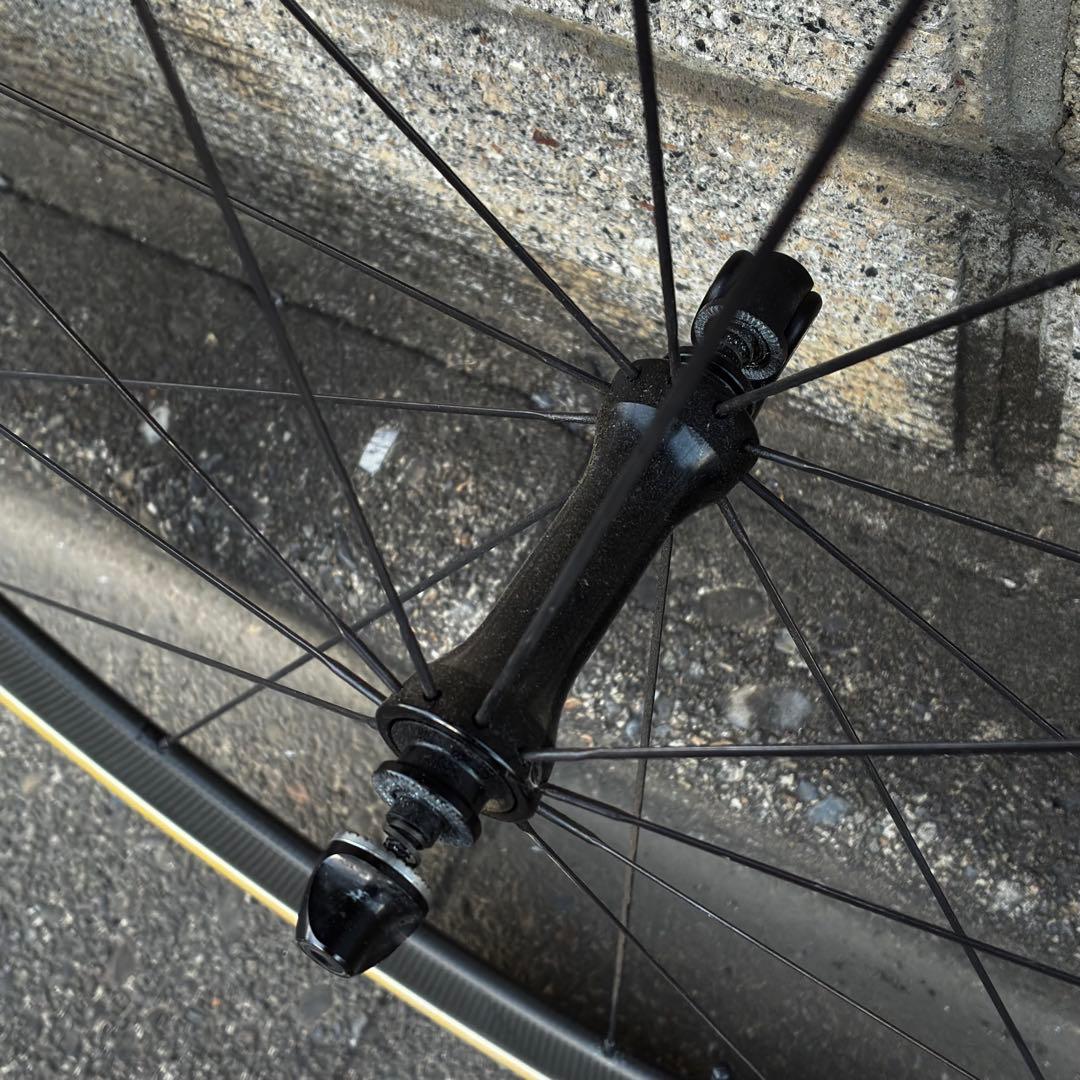 カーボンホイール 700c チューブラータイヤ付き