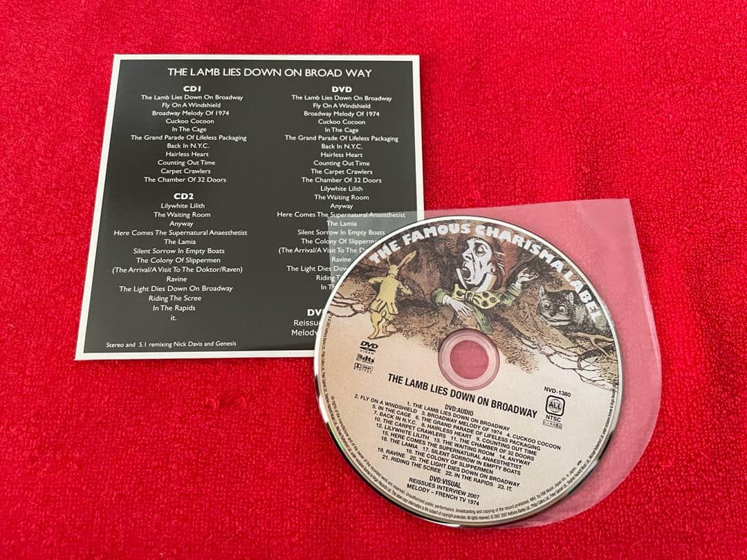 【SACD+DVD 紙ジャケ】ジェネシス/幻惑のブロードウエイ 完全限定盤