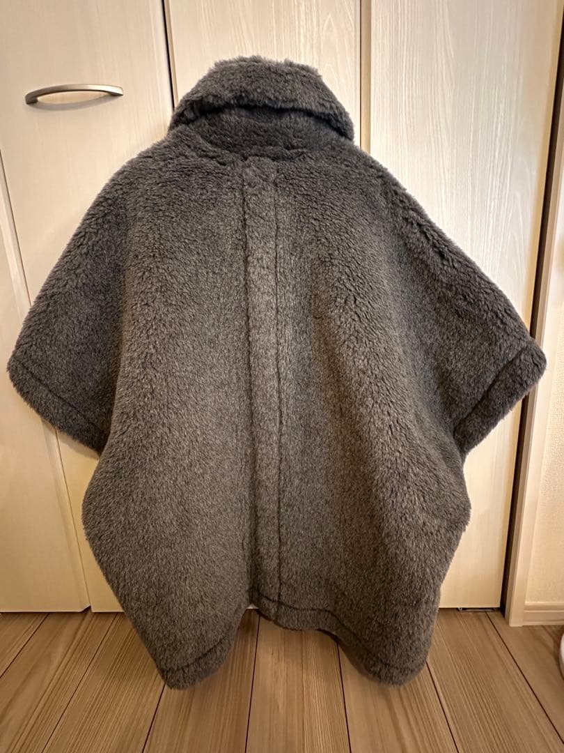 セール！！テディ ケープ ポンチョ コート ウール