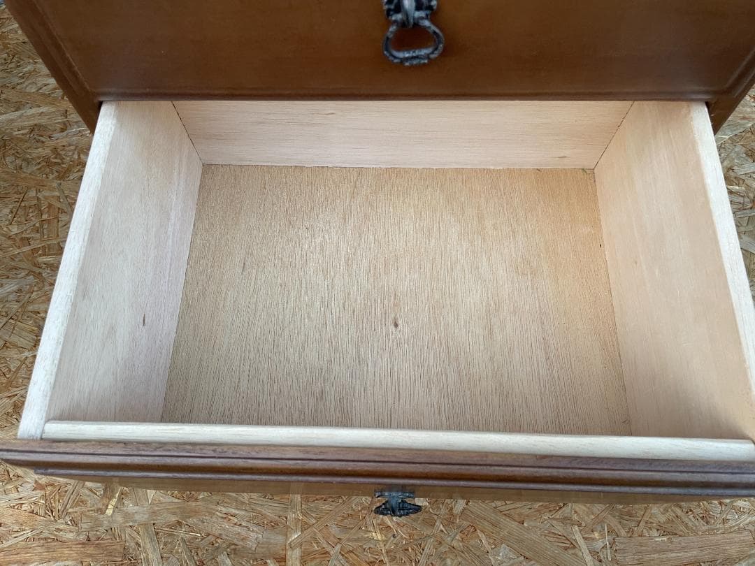 ★ 古家具 昭和レトロ チェスト ミラー 扉 付 ジュエリーボックス 引き出し