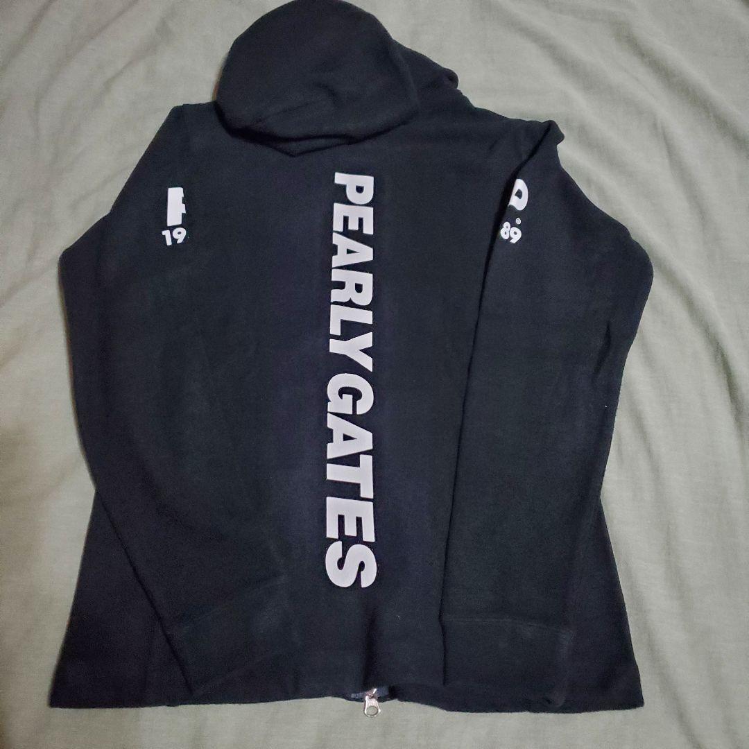 最終値下 パーリーゲイツ フルジップフーディ パーカー サイズ1 ブラック