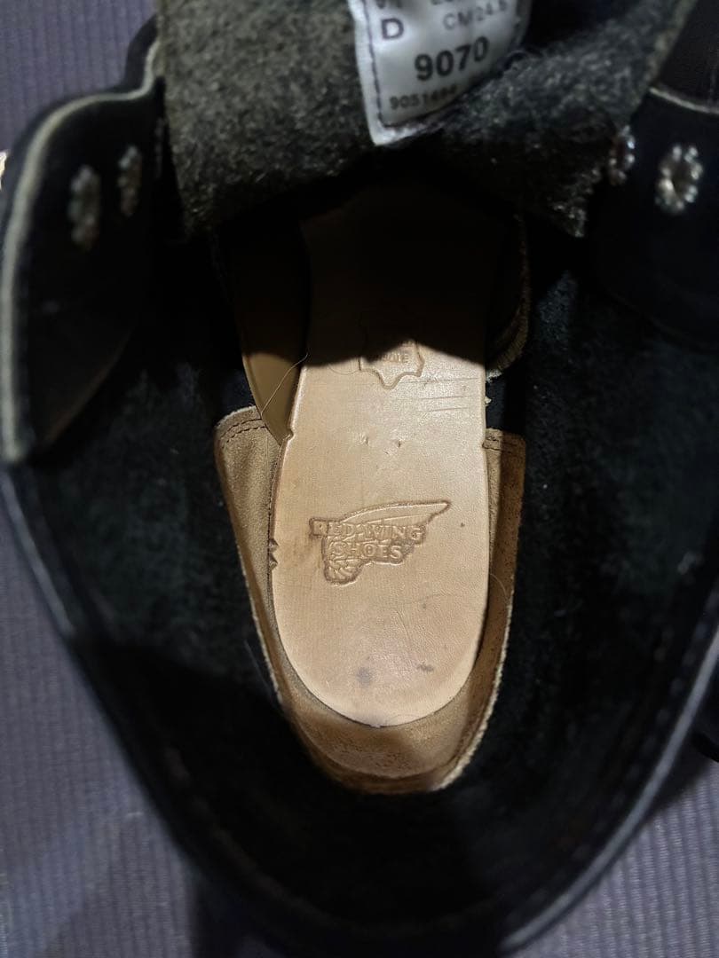 RED WING 9070 ブラックハーネス 6 1/2 D