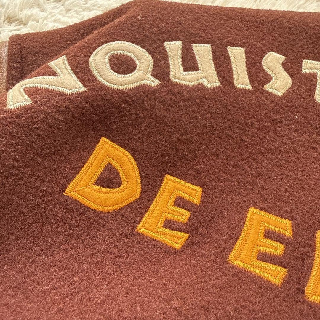 MEN'S BIGI 80年代 好配色 アーチロゴ 牛革 袖レザー スタジャン