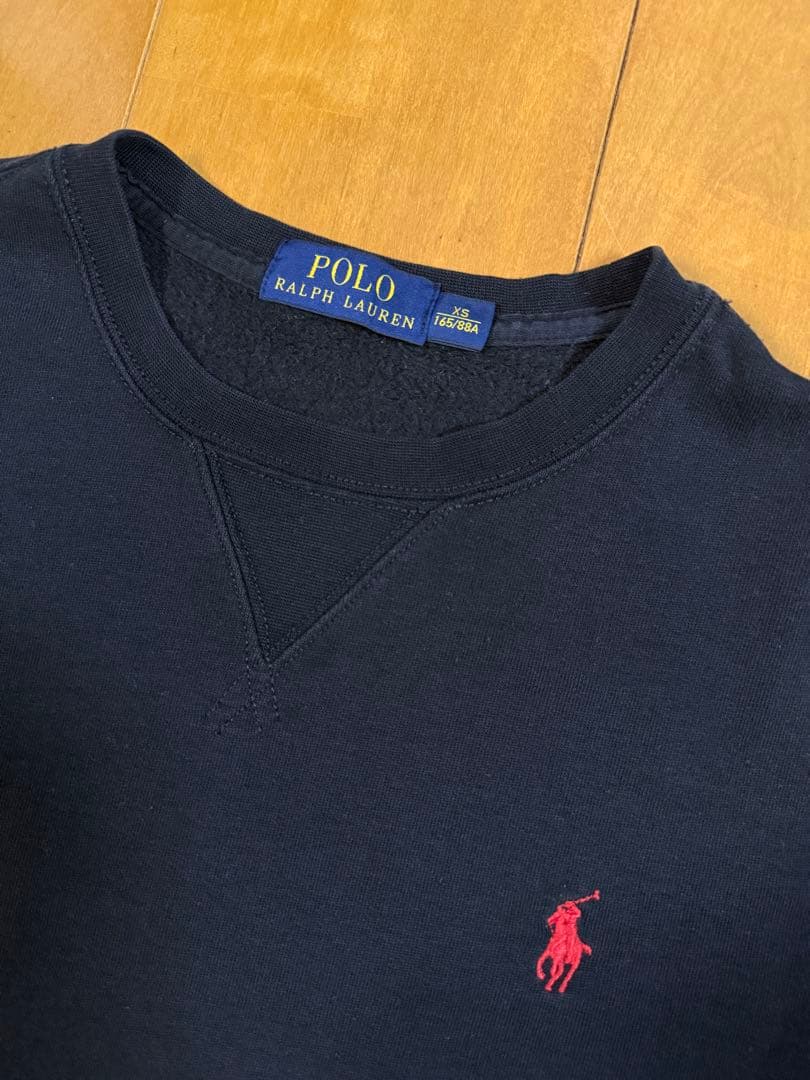 美品Polo Ralph Lauren スウェット XS 165ブラック