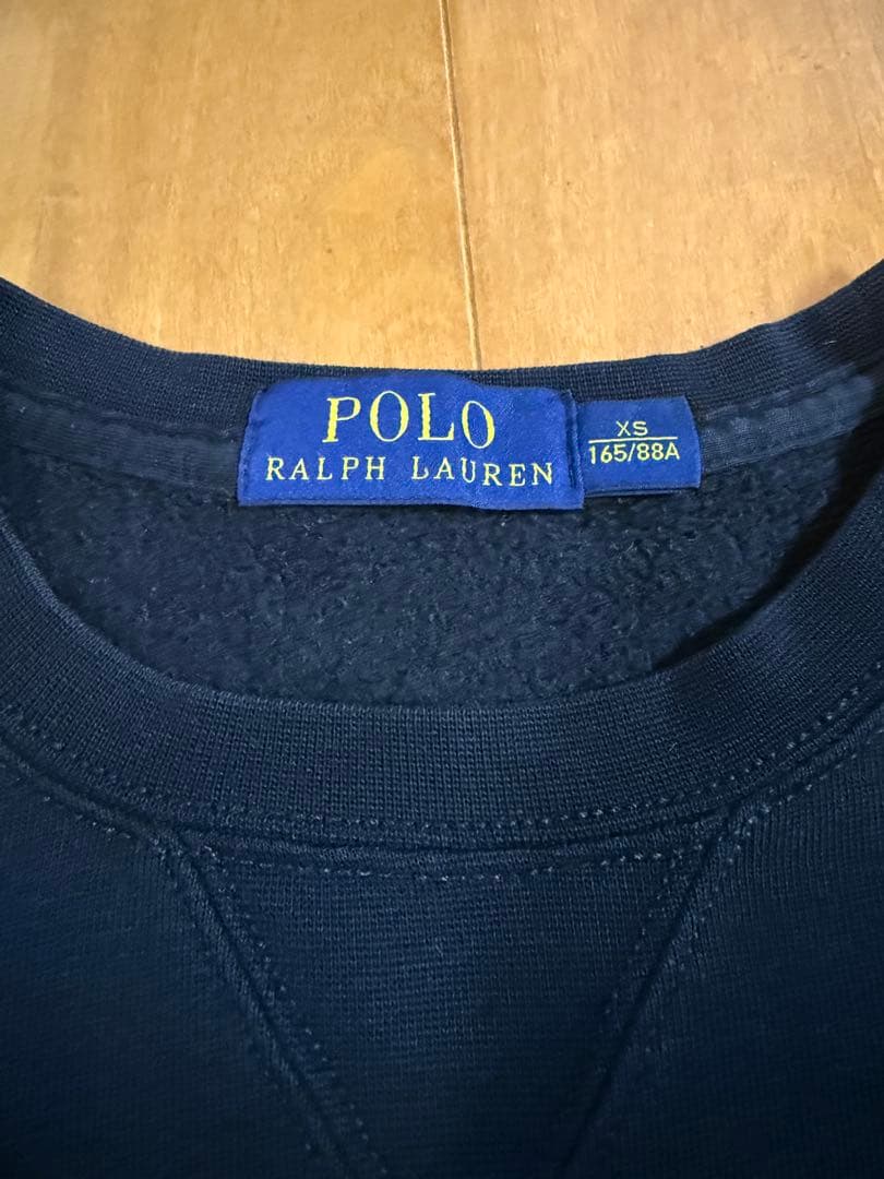 美品Polo Ralph Lauren スウェット XS 165ブラック