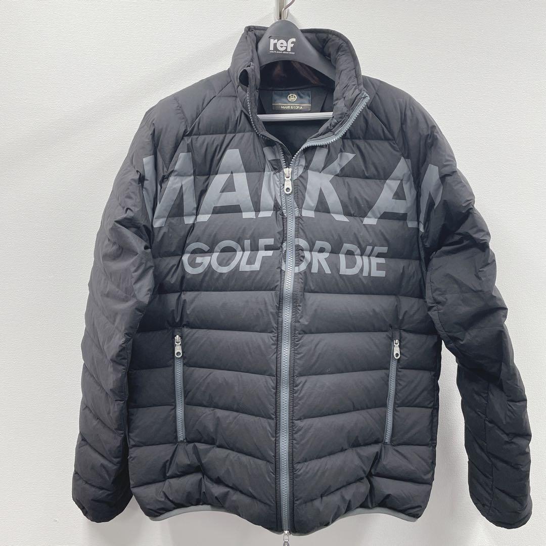 MARK &LONA フード付き　ダウンジャケット　ブラック　サイズ50