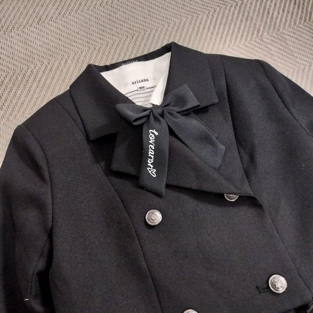 arisanaアリサナ セットアップ フォーピース 銀ボタン ダブル