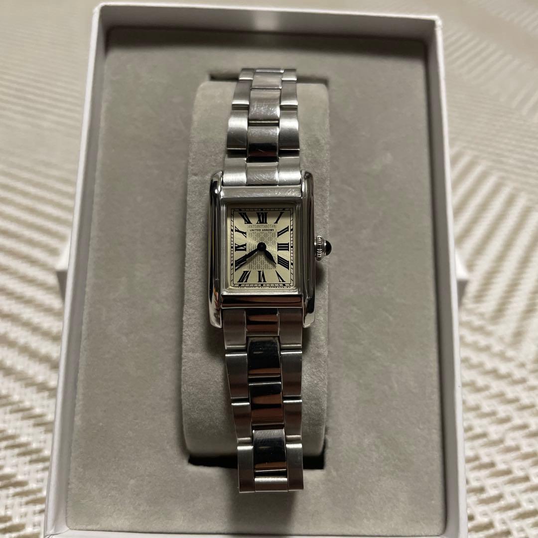 UNITED ARROWS 時計　レディース　メタル　スクエア