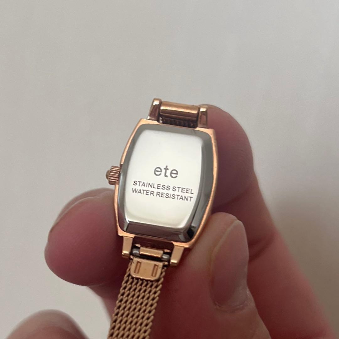 ete 腕時計　ピンクゴールド