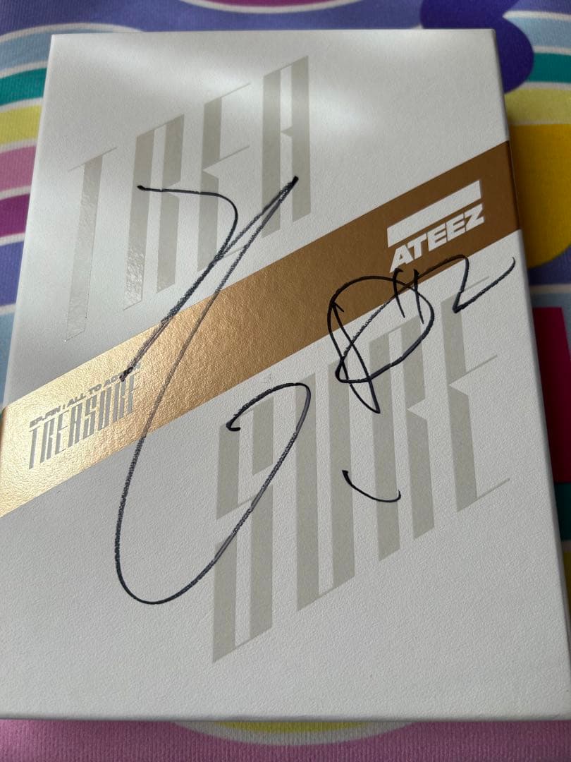 ateez ホンジュン直接サイン