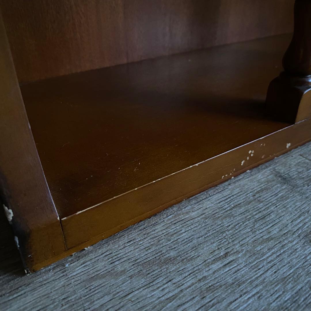 アンティーク　ミニカップボード　卓上カップボード　飾り棚　レトロ