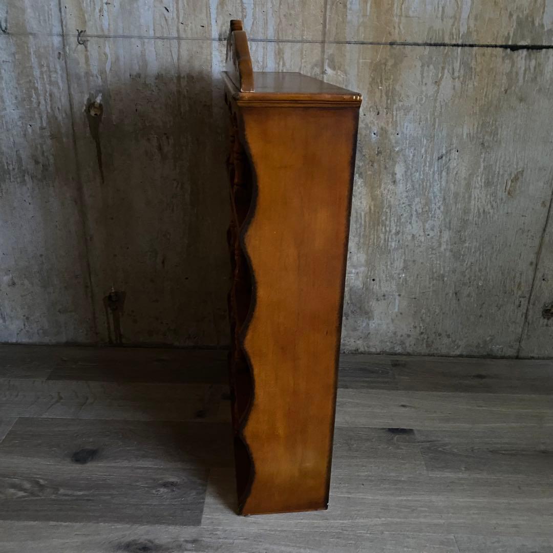 アンティーク　ミニカップボード　卓上カップボード　飾り棚　レトロ