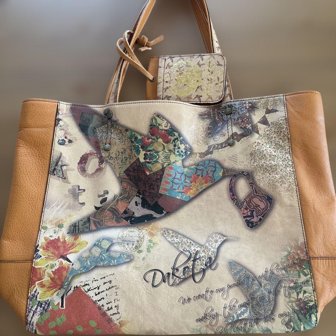 本日のみ　 Dakota ダコタ チーザレ トートバッグ　パスケース