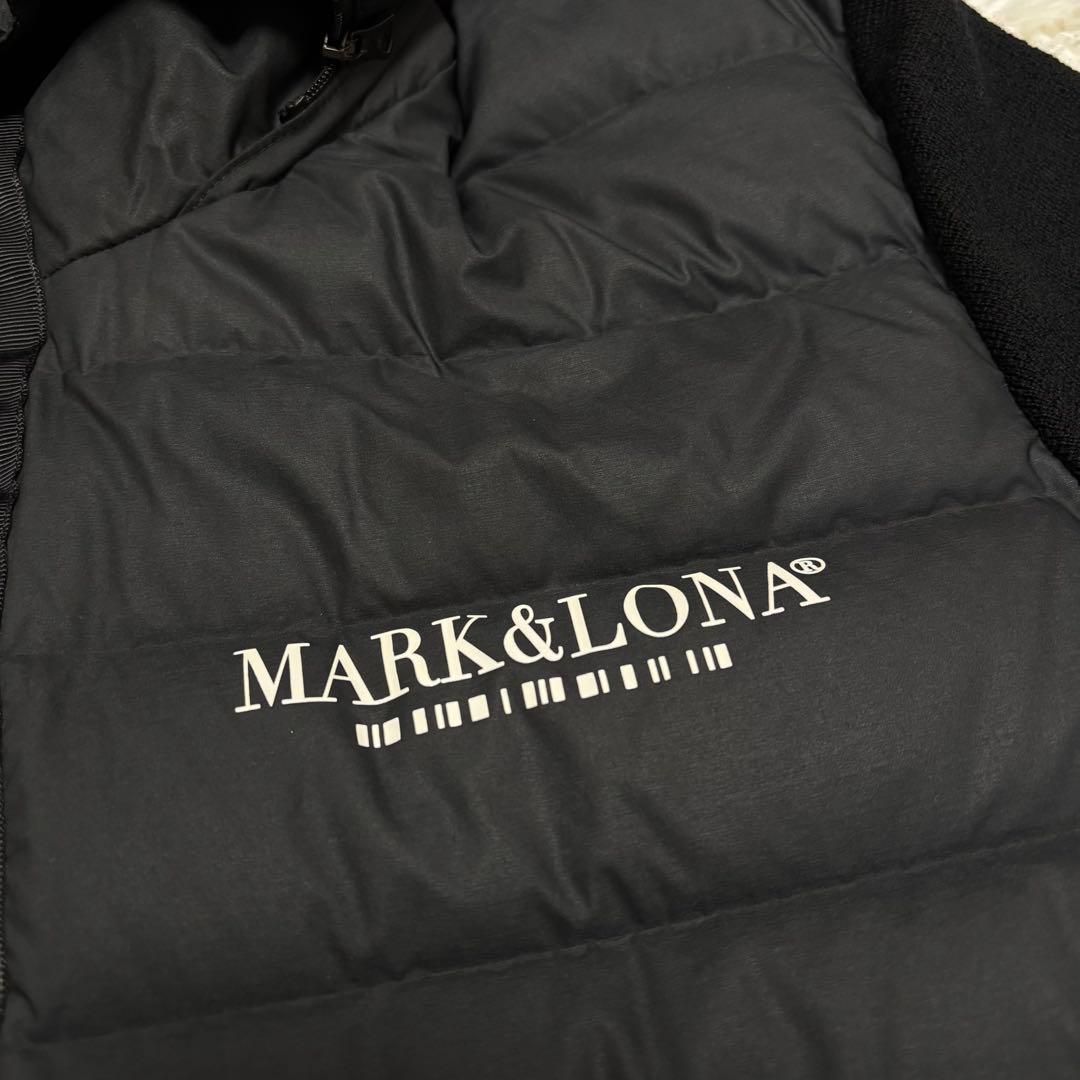 最新作 マークアンドロナ ダウン ブルゾン ドッキング 黒 フード 2way